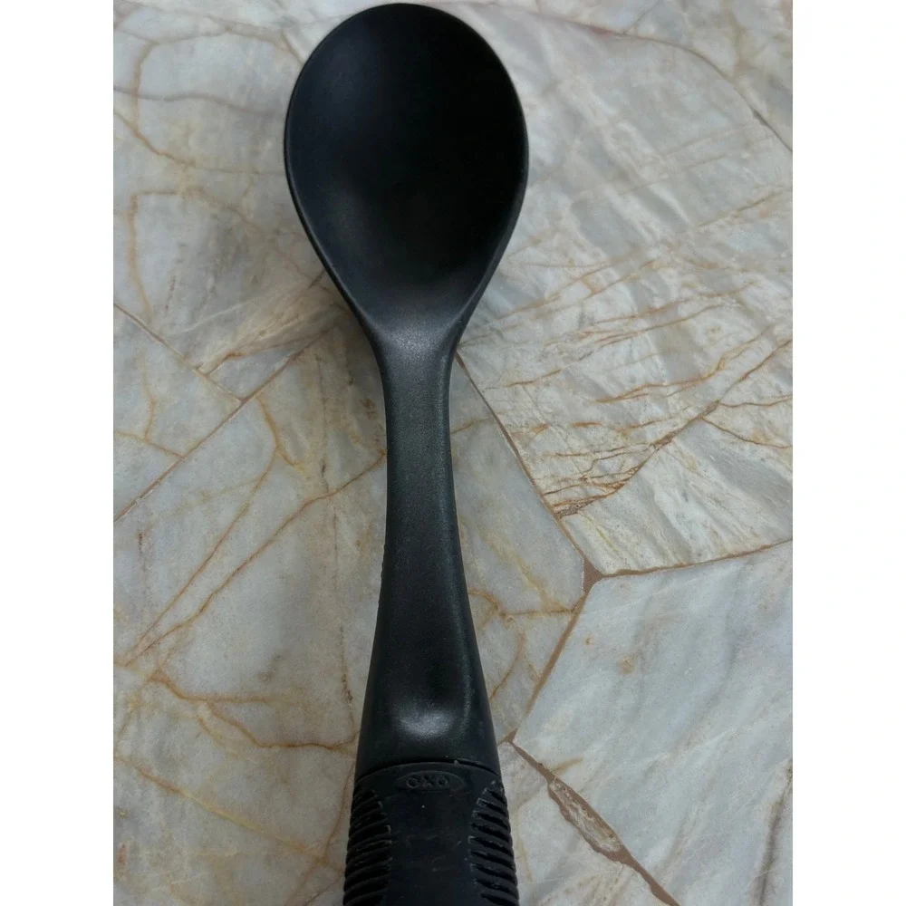 OXO Good Grips Black Nylon Solid Spoon Non-Stick Safe Cooking Serving Utensil